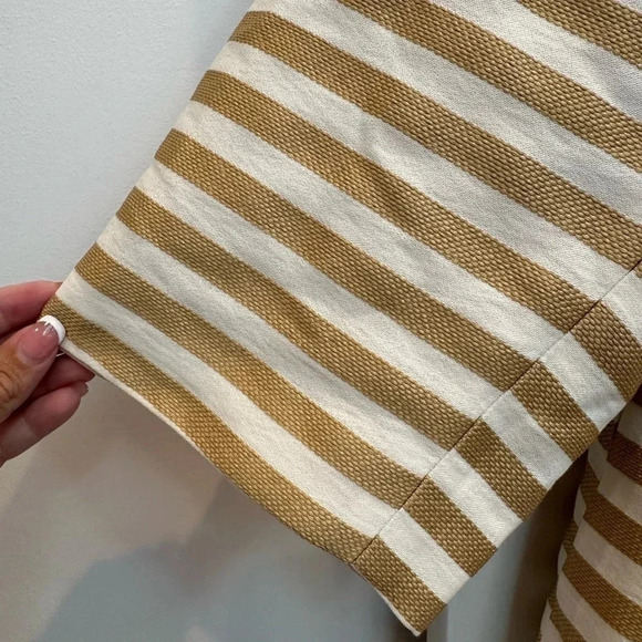 Susina Gold Shore Stripe 3/4 Sleeves Open Front Blazer Jacket Plus Size 2X NWT - Picture 6 of 12